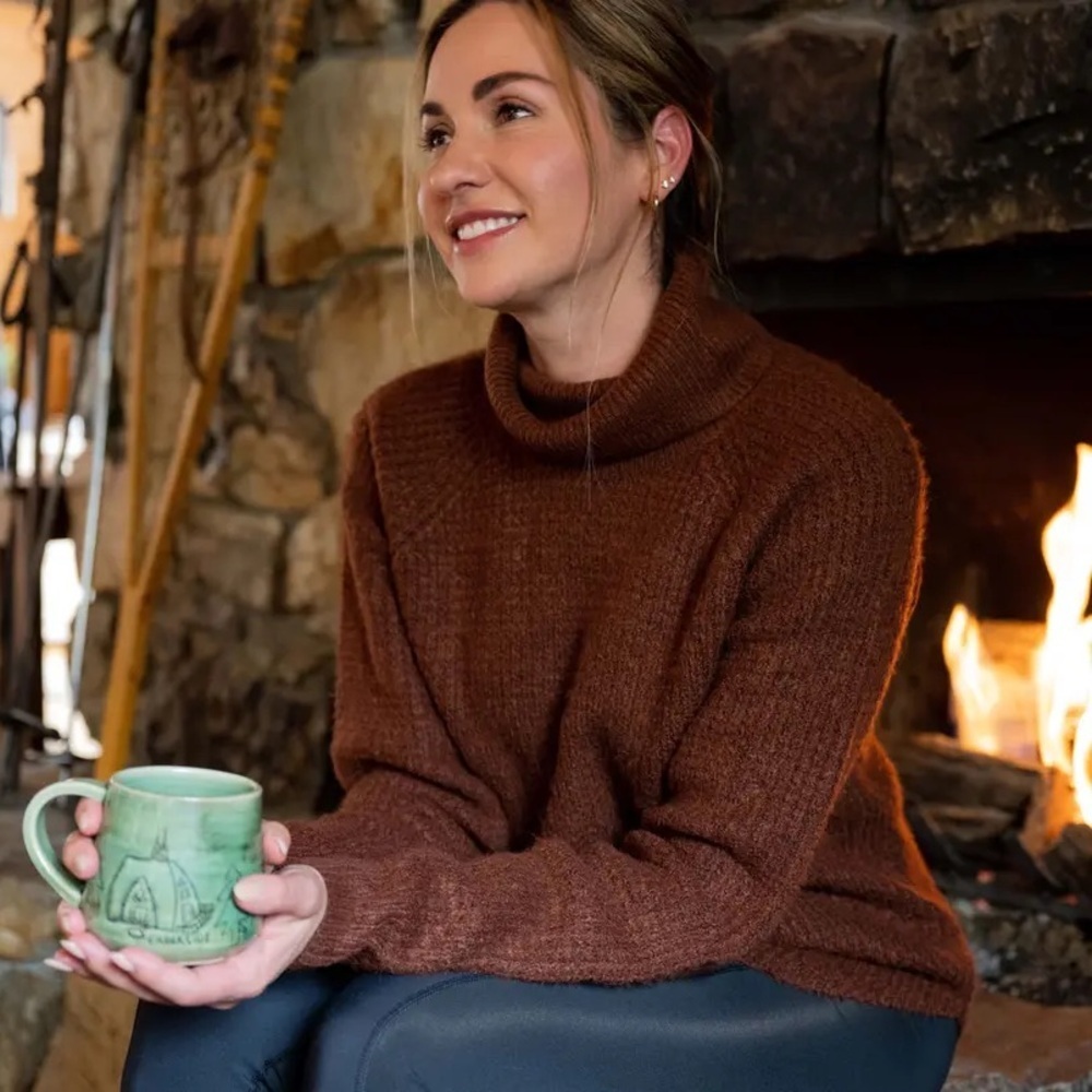 Kuhl Sienna Cowl Neck Sweater Mauve M - Picture 2 of 10